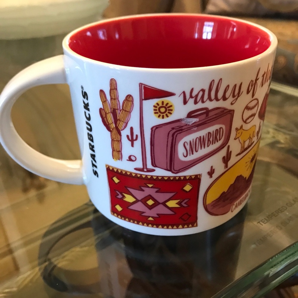 Starbucks White and Red Mug Phoenix NWT 14OZ 2021 year